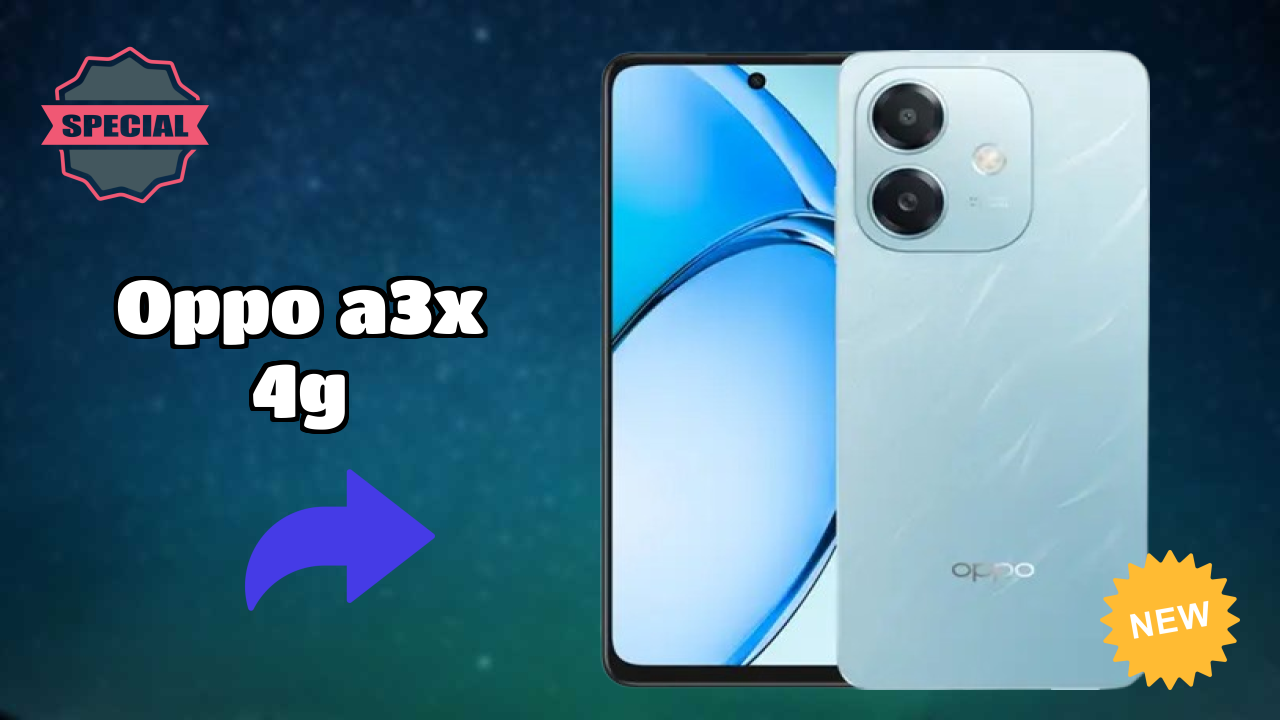 OPPO A3x 4G at ₹8,499 - Everything About This Phone