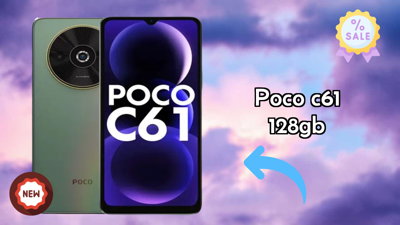 POCO C61 128GB at ₹8,499 - Best Deal Available