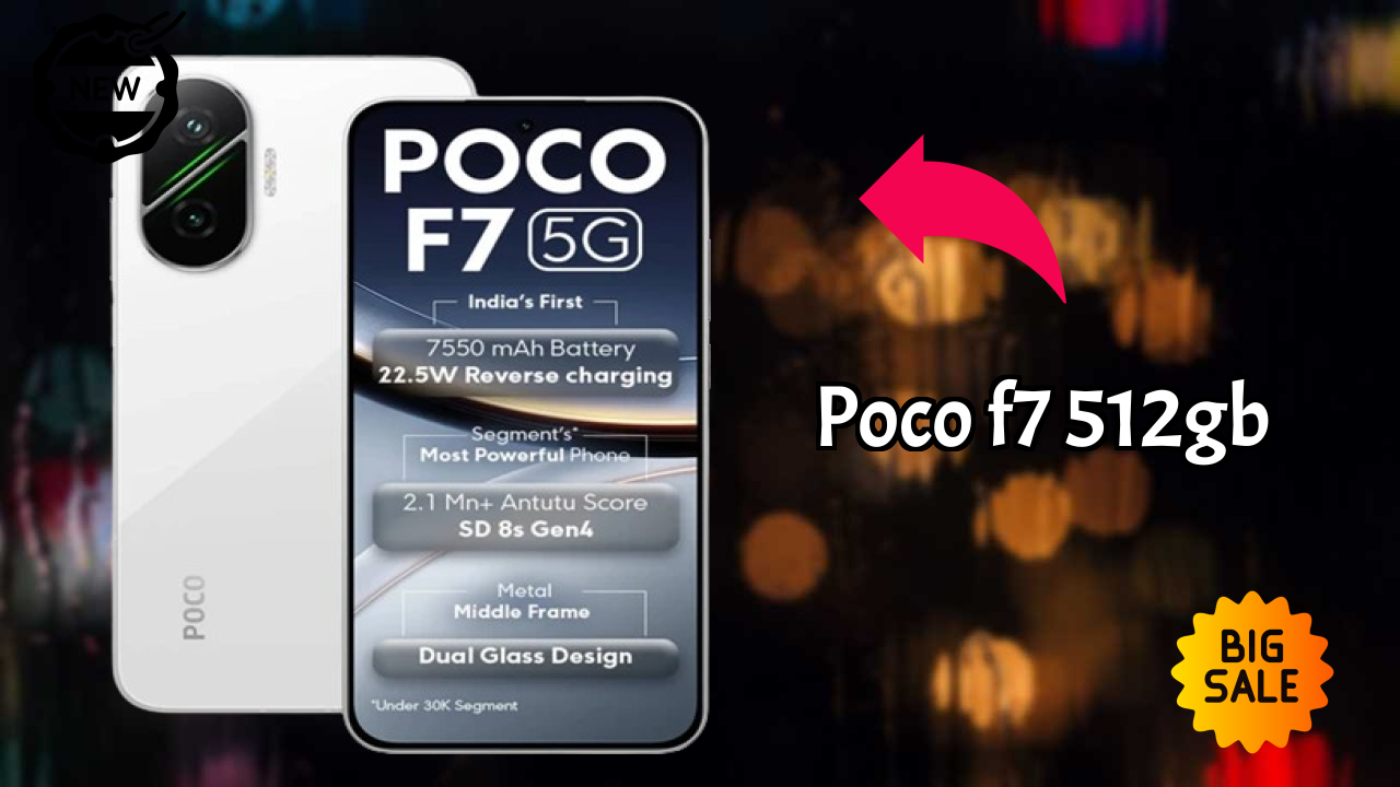 Poco Fans Alert: POCO F7 512GB Massive Price Drop to ₹33,999