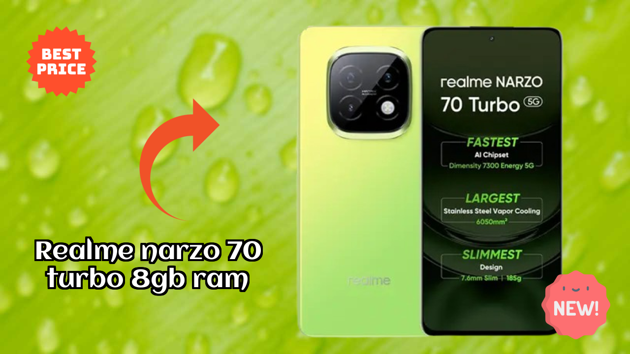 Realme Narzo 70 Turbo 8GB RAM Performance: 8 GB RAM Gaming Check