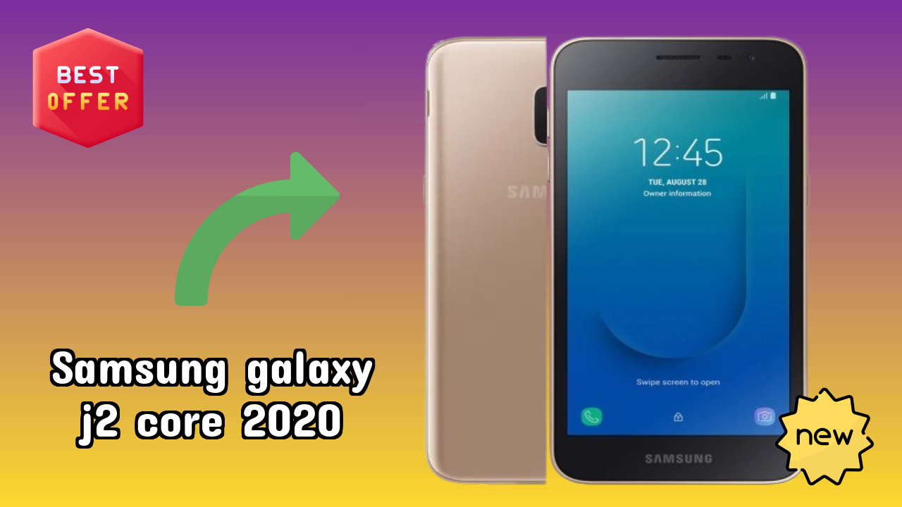 Samsung Galaxy J2 Core 2020 Battery Life: 2600 MAh Charging Speed